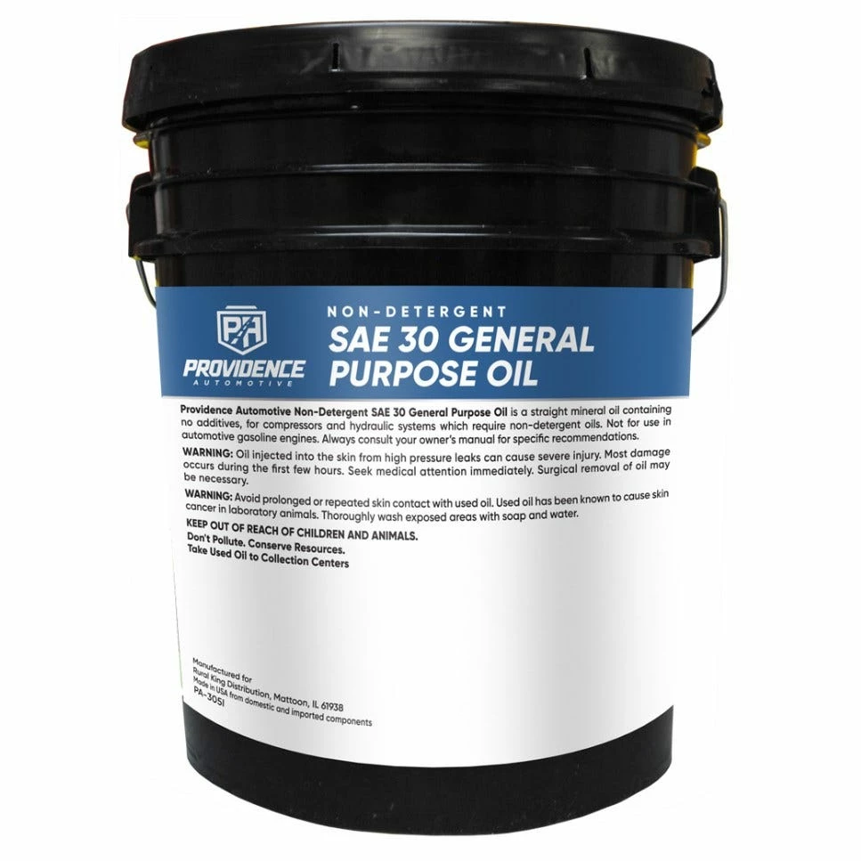 Providence Automotive 30WT All-Fleet General Purpose Oil, 5 Gallon - PA-305HD - Motor Oil - Image 2