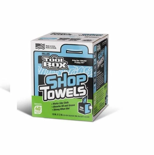 Various Brands Tool Box White Rags 200 Count - 5820201 - Vehicle Cleaners - Image 3