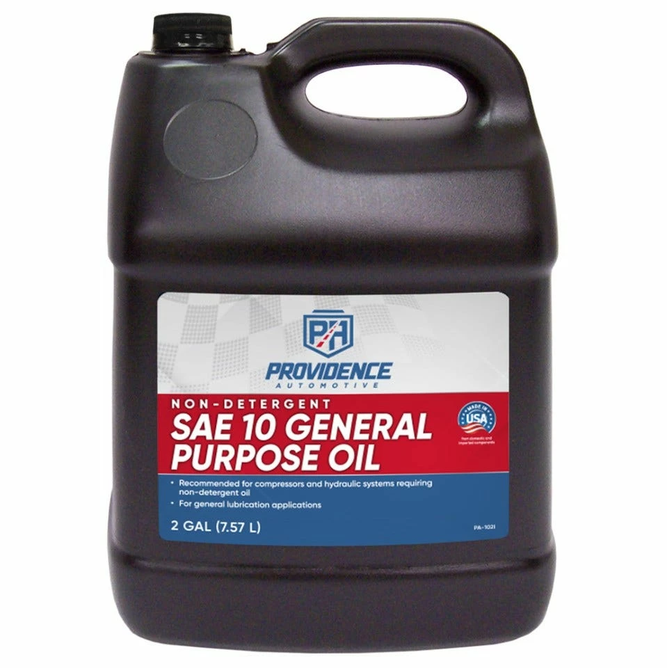 Providence Automotive 10WT Non-Detergent General Purpose Oil, 2 Gallon - PA-1021 - Motor Oil