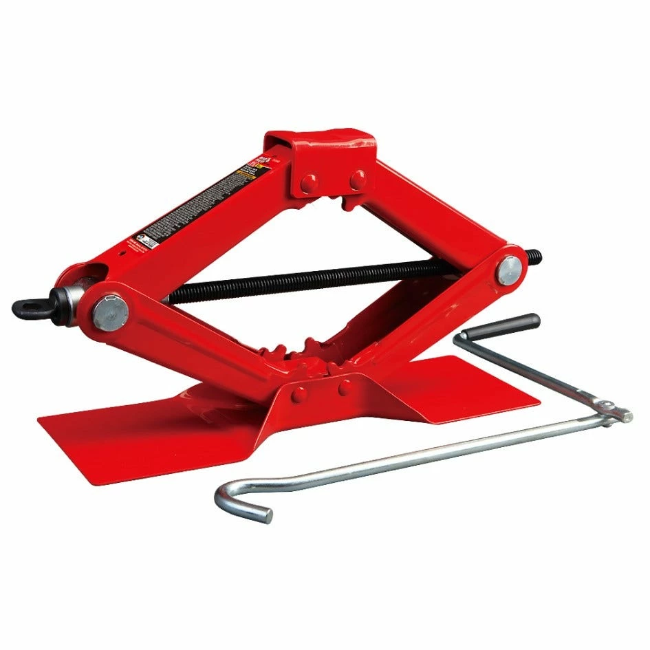 Big Red Large Base 3000 lb. Capacity Scissor Jack - T10152 - Jack Stands