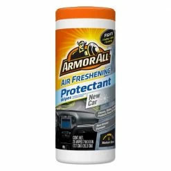 Armor All New Car Scent Air Freshening Car Protectant Wipes, 25 Count - 78533 - Interior Accessories