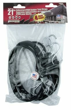 Erickson (4) 9" Tarp Strap Pack (06601) - Straps