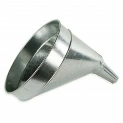 Funnel King Galvanized Off-Set Funnel 6 Quart 94465 - Funnels