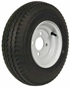 Martin Wheel Kenda Loadstar Trailer Tire and 4-Hole Wheel (4/4) - 480/400-8 LRB - RVs & Campers
