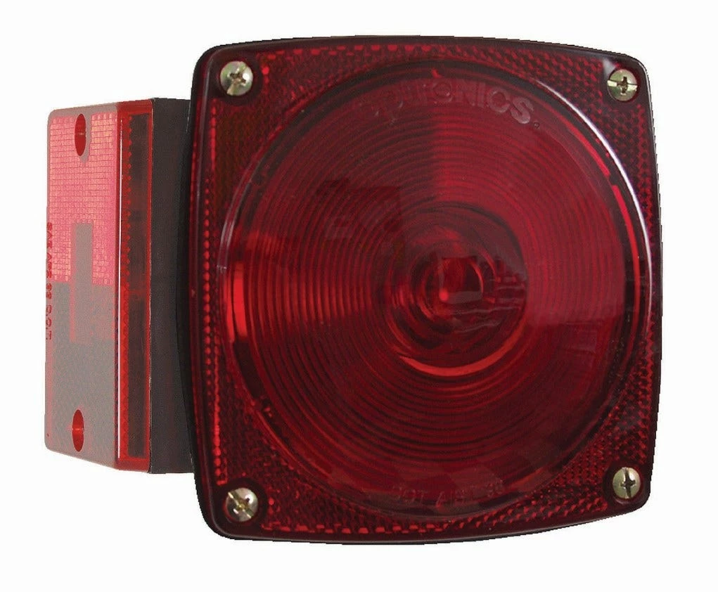 Optronics Stud Surface Mount Combination Tail Light; Driver Side - Includes License Illuminator - Accessories & Gear