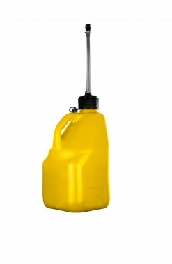 Various Brands Yellow Polyethylene Fluid Container, 5 Gallon - 4063 - Automotive Chemicals & Compounds