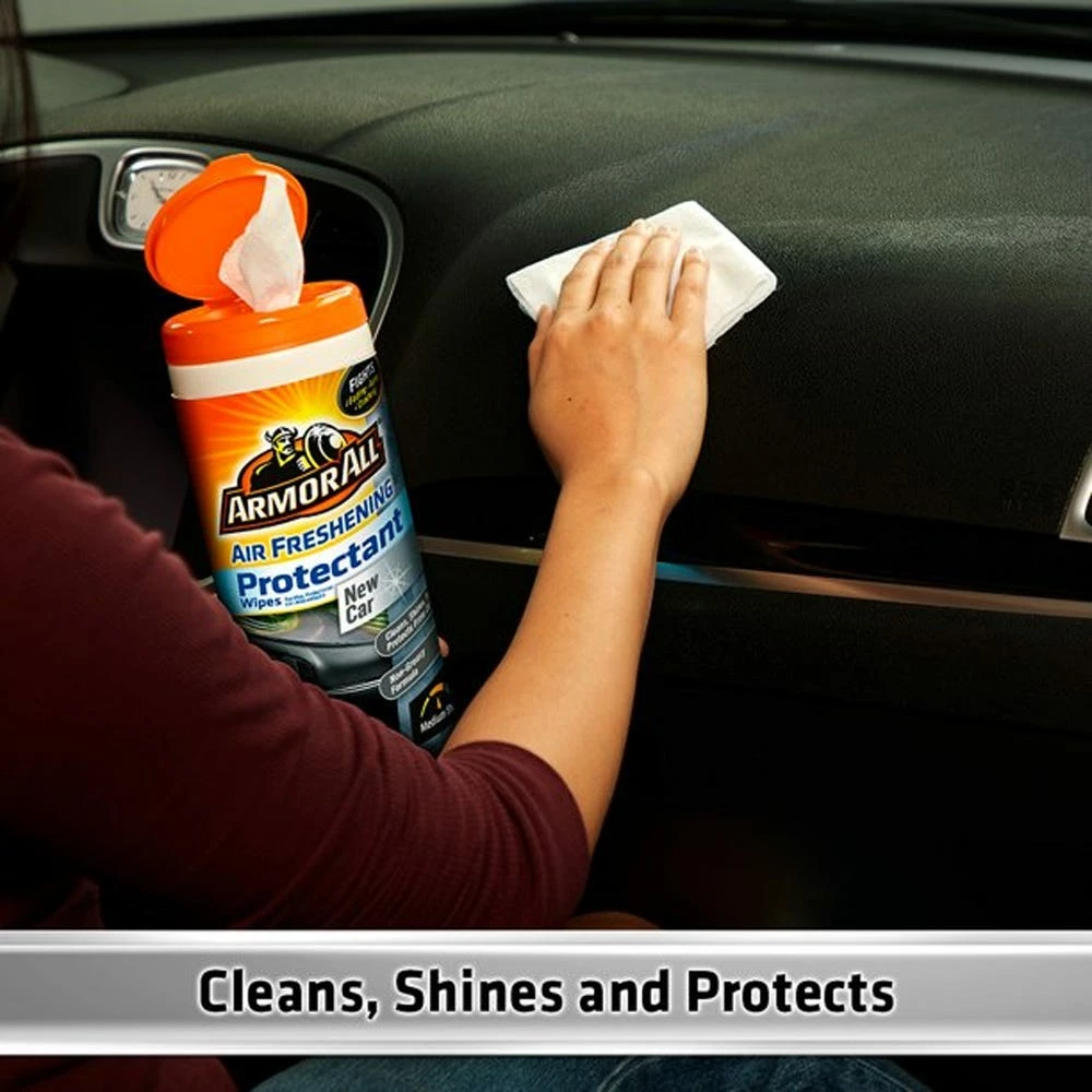 Armor All New Car Scent Air Freshening Car Protectant Wipes, 25 Count - 78533 - Interior Accessories - Image 4