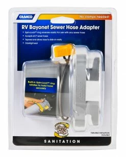 Camco Easy Slip RV Bayonet Sewer Hose Adapter - 39173 - RVs & Campers