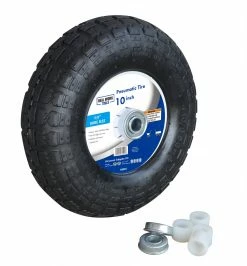 Various Brands Pneumatic 10 inch Tire w/Universal Bearing Kit - Tires & Wheels