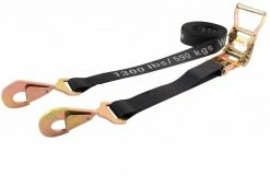 Erickson 1 1/2 inch X 15 foot Ratchet Strap with Safety Hook (51324) - Straps