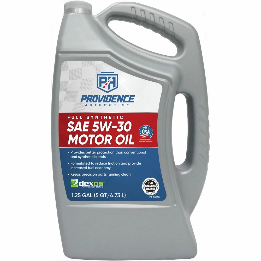 Providence Automotive Oil Full Synthetic 5W30 5-Quart - PA-5305S - Motor Oil