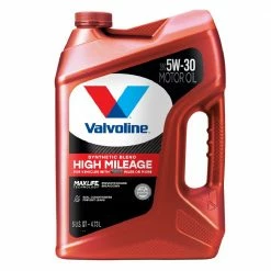 Valvoline High Mileage with MaxLife Technology SAE 5W-30 Synthetic Blend Motor Oil, 5 Quart - 881163