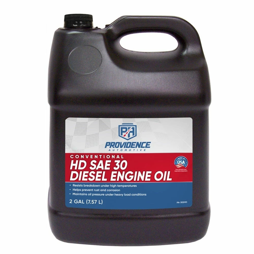 Providence Automotive All-Fleet Oil 30WT Motor Oil, 2 Gallon - PA-302HD