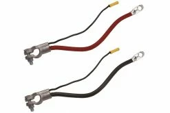 Uriah Products Uriah Black Top Post Battery Cable 4 Awg 56In W/ Auxiliary Cable -UV008090 - Maintenance & Parts