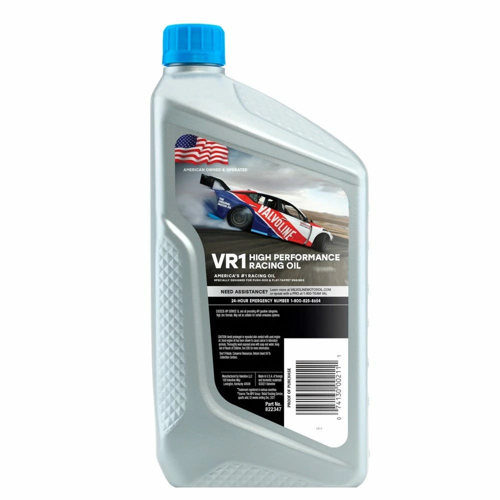 Valvoline VR1 Racing SAE 20W-50 Motor Oil, 1 Quart - 822347 - Image 2