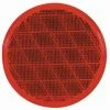 Optronics Red 3" Round Self Adhesive Reflector, Retail Clam - Accessories & Gear