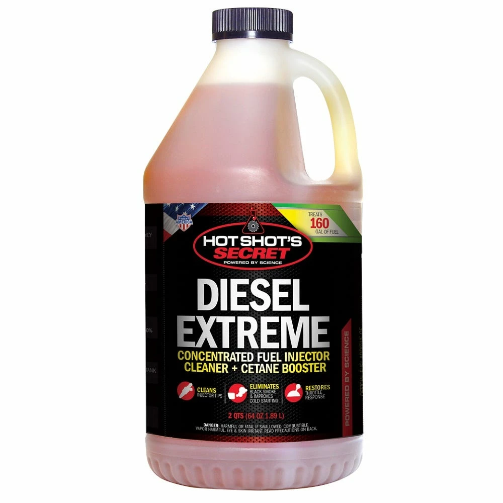 Hot Shot's Secret Diesel Extreme Diesel Fuel Detergent & Booster, 2 Quart - DE 64 oz. - Gasoline Additives