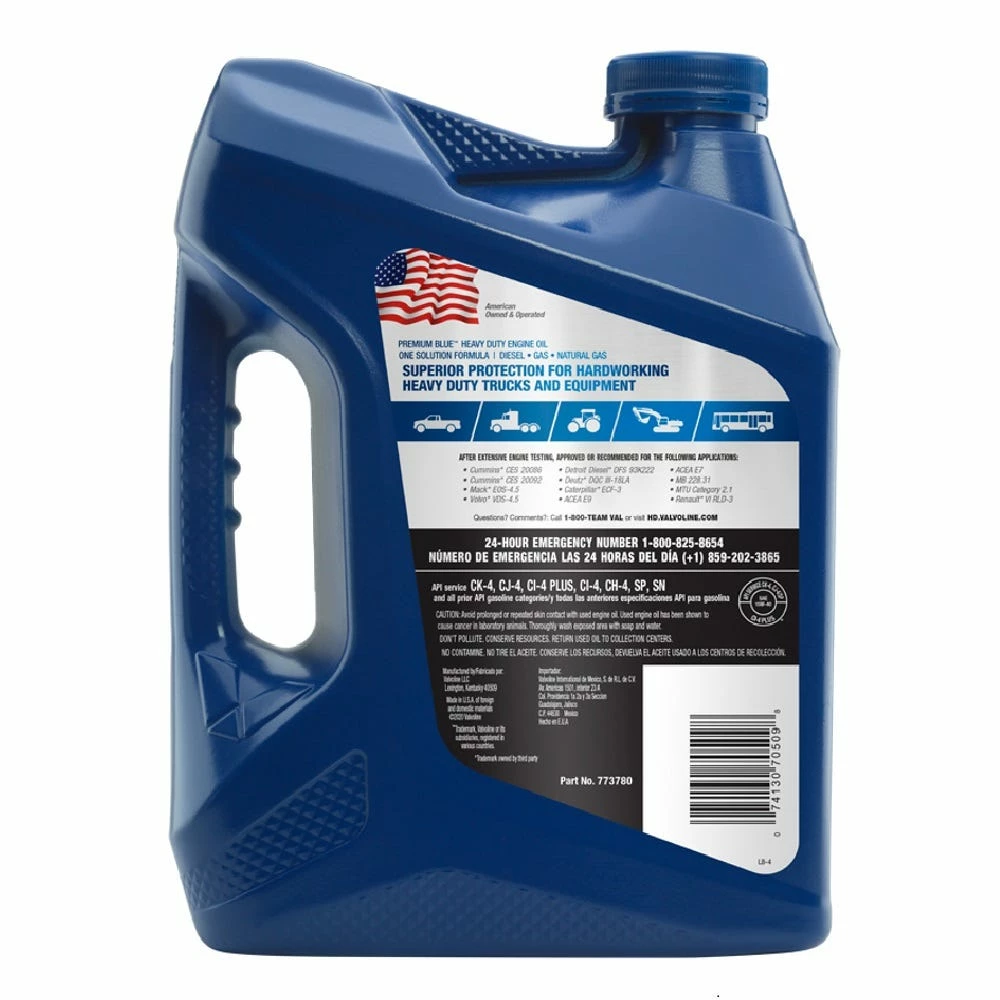 Valvoline Premium Blue SAE 15W-40 Diesel Engine Oil, 1Gallon - 773780 - Motor Oil - Image 2