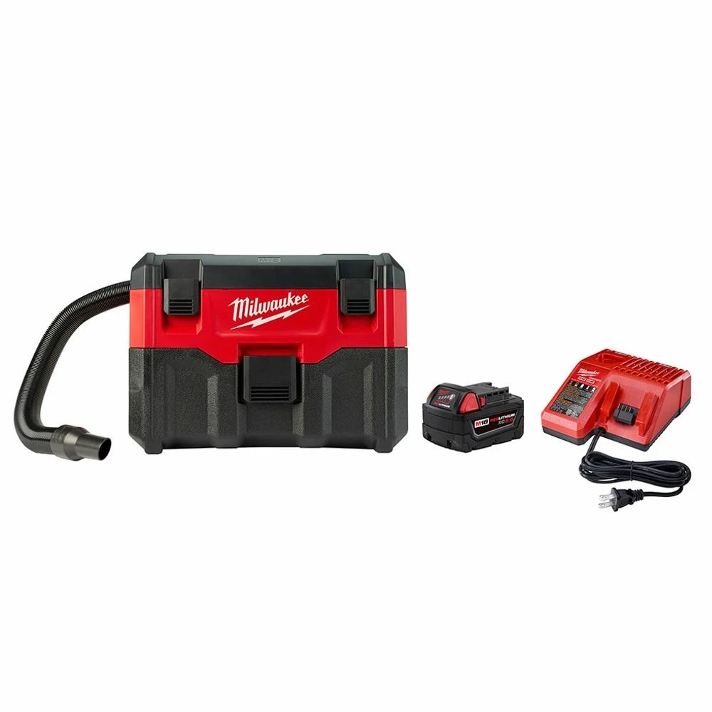 Milwaukee M18 18Volt Lithium Ion Cordless 2-Gallon Wet/Dry Vacuum Bare Tool Only - 0880-20 - Shop Vacuums - Image 5