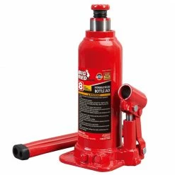 Big Red 8-Ton Welded Bottle Jack - T90803B - Jack Stands
