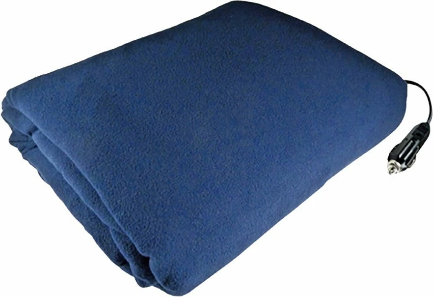 Various Brands 12 Volt Heated Navy Blue Travel Blanket - HB12VBLUE - Blankets & Bedspreads - Image 2