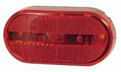 Optronics Red Surface Mount Marker/Clearance Light With Reflex, Retail Clam - Accessories & Gear