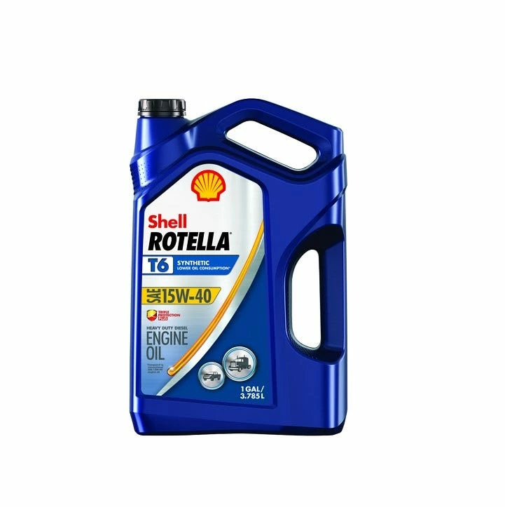 Shell Rotella® T6 15W-40 Full Synthetic Heavy Duty Engine Oil, 1 Gallon -550050467 - Motor Oil